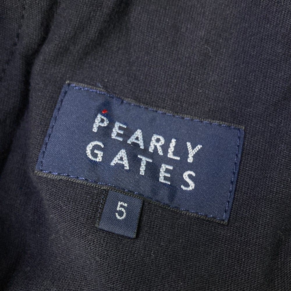 サイズ：5 PEARLY GATES パーリーゲイツ 2023年 パンツ 総柄 ブラック系 [240101464242] ゴルフウェア メンズ ストスト サイズ：5 PEARLY GATES パーリーゲイツ 2023年 パンツ 総柄