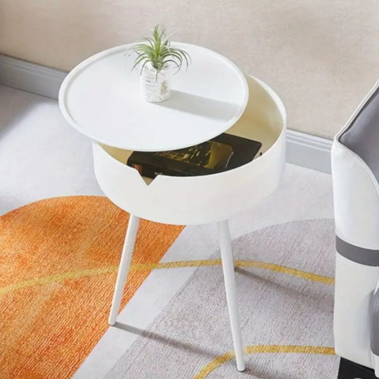 ナイトテーブル サイドテーブル 北欧 フリップトップサイドテーブル 収納付き プラスチック エンドコーヒーテーブル モダン ベッドサイドアクセントテーブル リビングルーム アンティーク 寝室 オフィス 脚付きベース リモコン ブラック おしゃれ かわいい MARWIL-DEMENAGEMENTS_CH