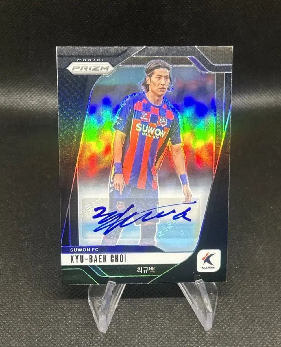 2025 Panini パニーニ チェ キュベク 水原 スウォン FC 選手 カード オート マフィ