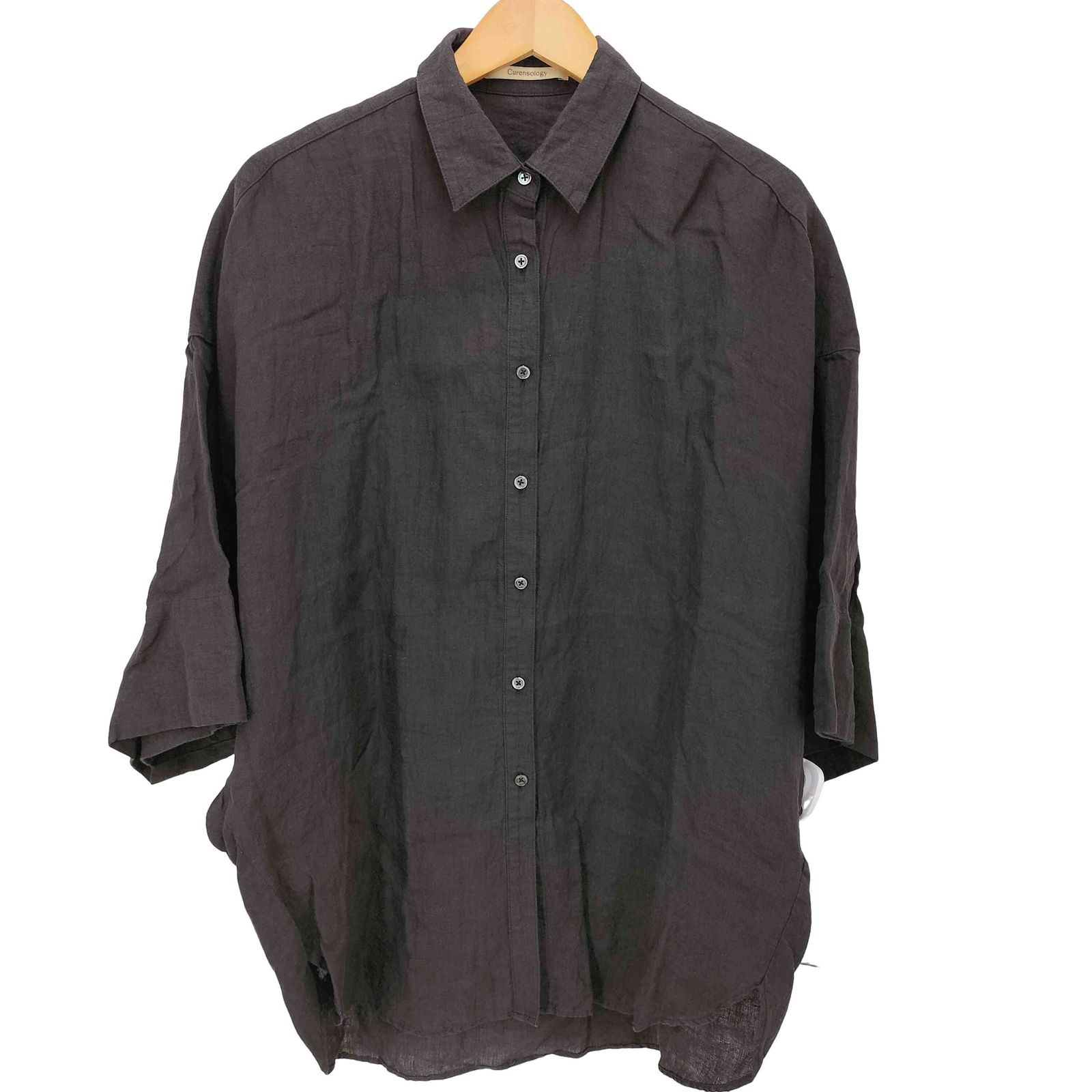 カレンソロジー curensology 24SS ドルマンスリーブリネンシャツ