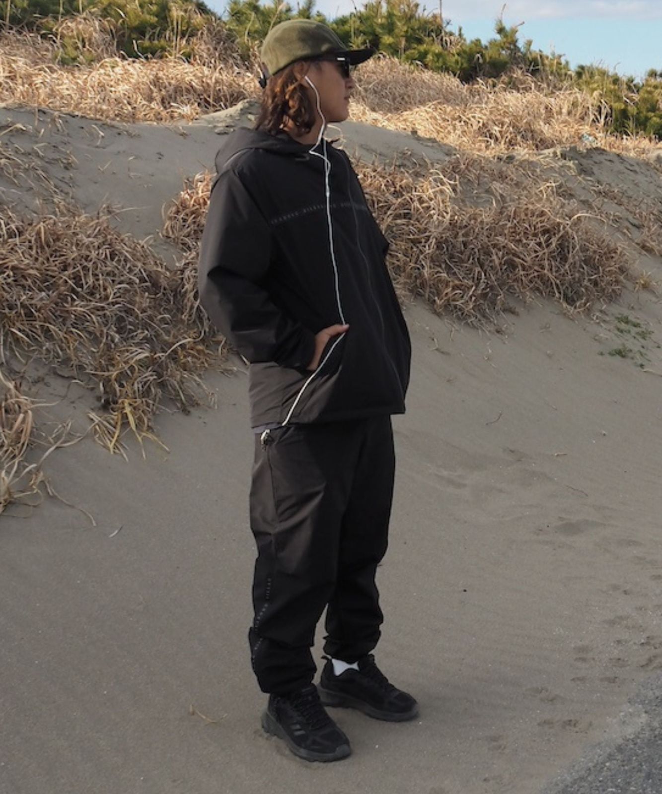 2025秋冬 BILLABONG|ビラボン A|DIV. THERMO MESH セットアップパンツ BLK メンズ BF012712