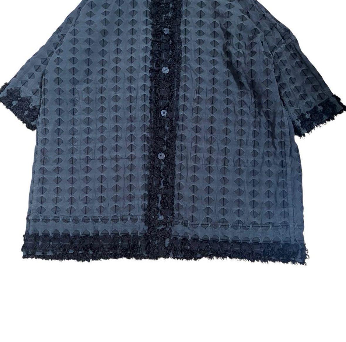 プリーツプリーズ 09AW ファー付きグラフィックプリントプリーツコート プリーツプリーズ 09AW ファー付きグラフィックプリントプリーツコート