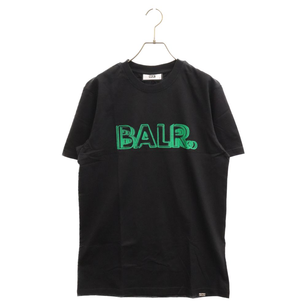 BALR. (ボーラー) 23SS Olaf Straight Neon Brand Tshirt ネオンロゴ 