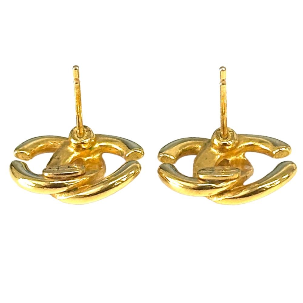 CHANEL シャネル ピアス ココマーク ゴールド 01P ゴールド B（目立っ  