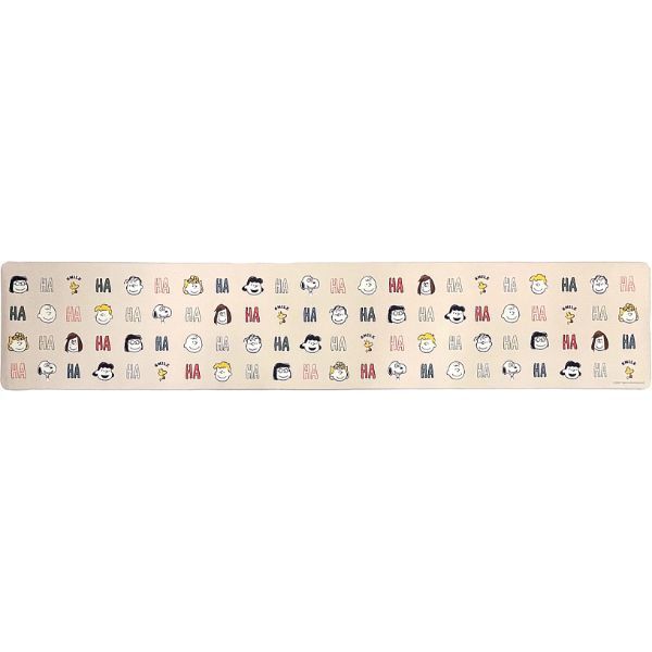 スヌーピー ロングマット（every day ) PEANUTS キッチン ベージュ