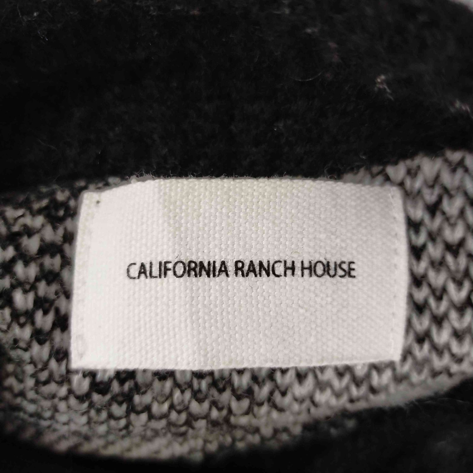 カリフォルニアランチハウスカーディガンメンズ カリフォルニアランチハウス CALIFORNIA RANCH HOUSE 柄切替