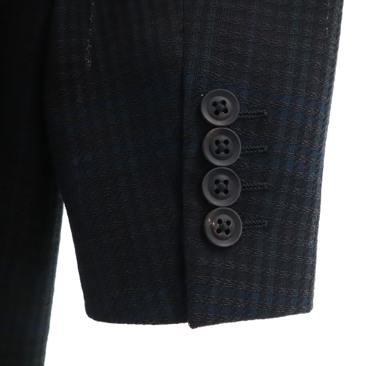 古着 BURBERRY LONDON バーバリーロンドン 日本製 テーラードジャケット A4 ネイビー 三陽商会 メンズ BURBERRY LONDON バーバリーロンドン 日本製 テーラードジャケット A4