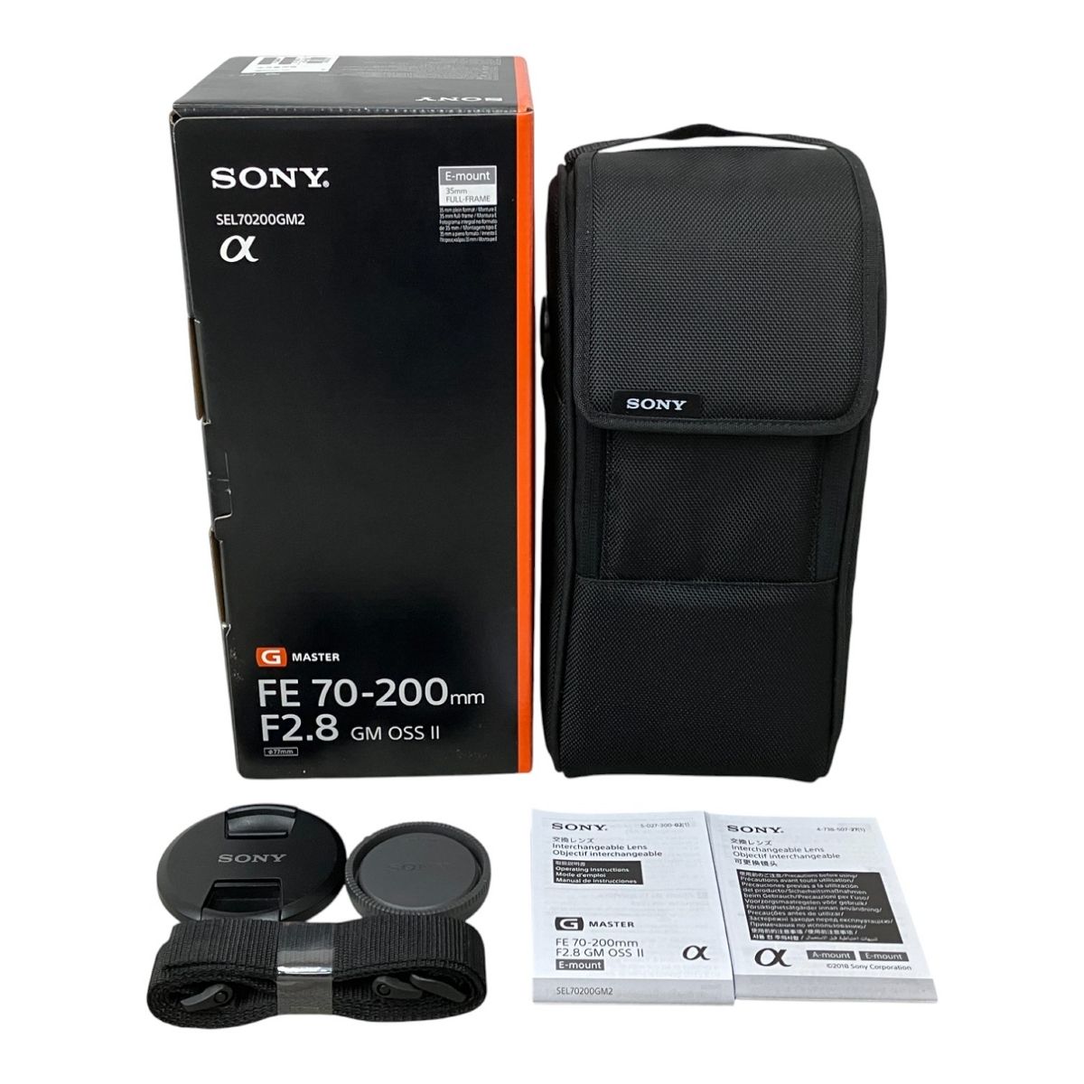 SONY FE 70 200 mm F 2 8 GM OSS II 大口径望遠 ズームレンズ Eマウント カメラ レンズ ソニー 良好