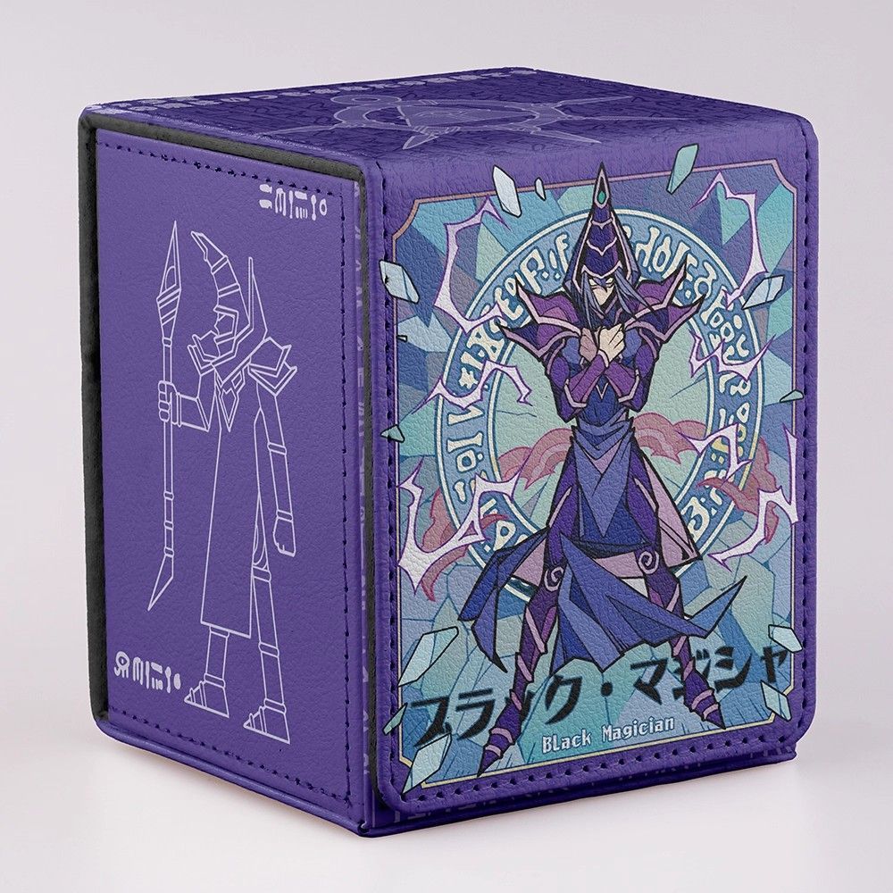 遊戯王 デッキケース レザー調 ブラックマジシャン トレカケース