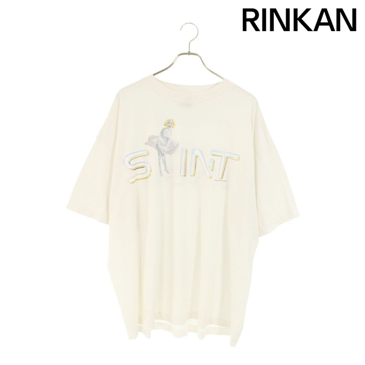 セントマイケル SM-HR1-0000-C79 SORAYAMAプリントヴィンテージ加工Tシャツ メンズ XXL