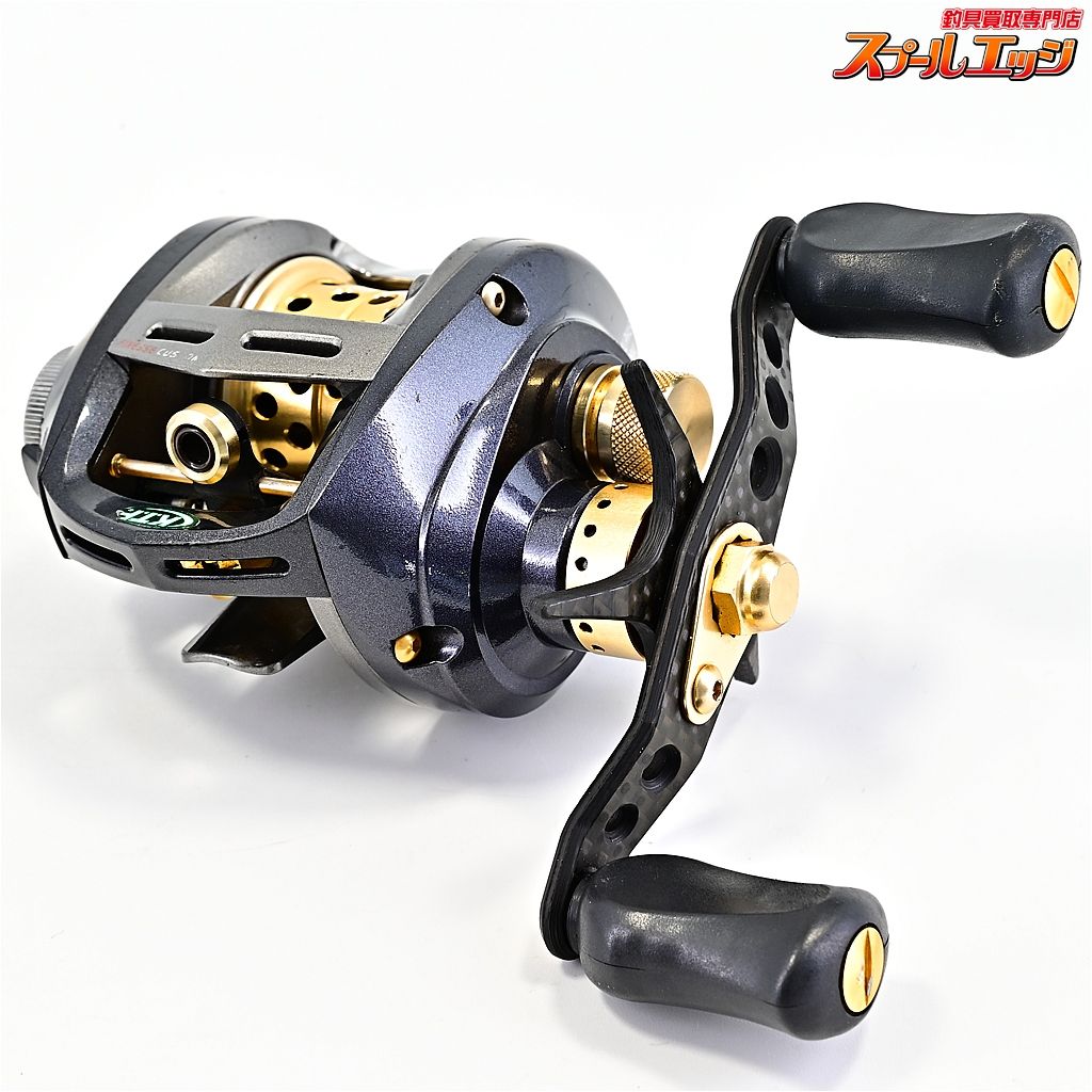 ダイワ アルファス フィネスカスタム 105 HL KTFフィネススプール-80 mmカーボンハンドル-オフセットカーボンスタードラグ m 42683