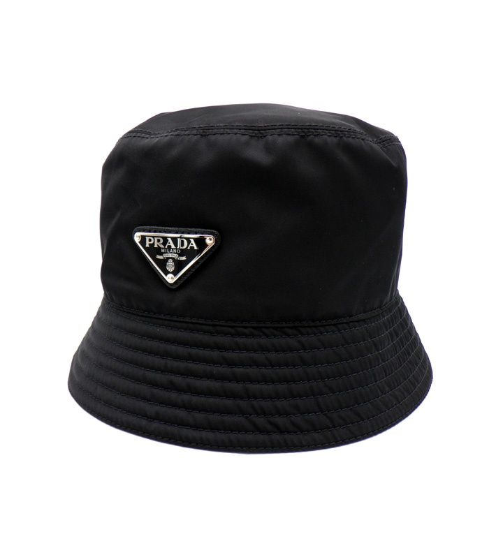 プラダ PRADA Re Nylon 2HC137 2DMI リナイロン トライアングル ロゴ バケット ハット バケハ 44284
