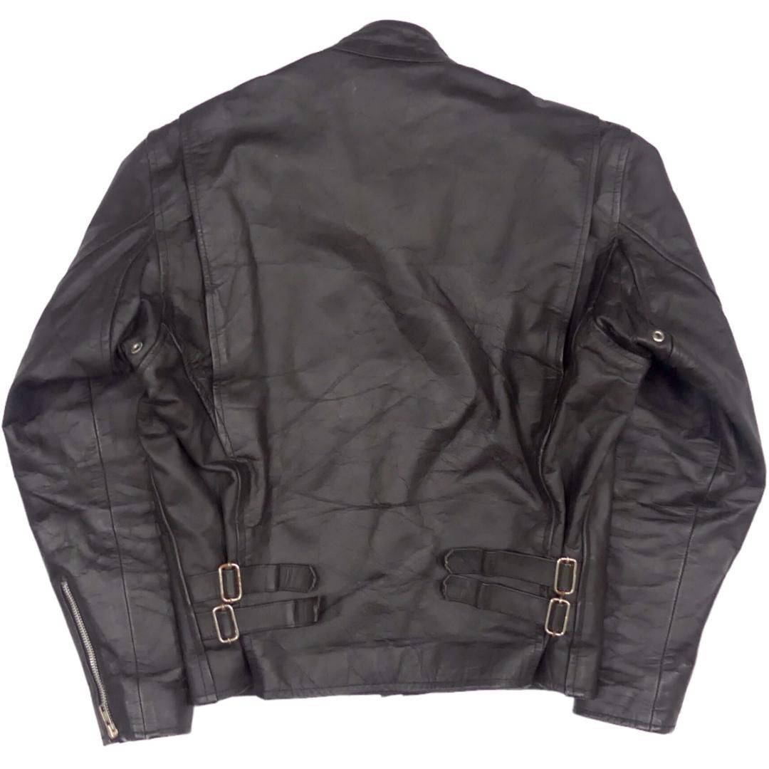 HORN WORKS/ホーンワークス シングルライダースジャケット L レザー Horn Works 本革 シングルライダースジャケット ホーンワークス