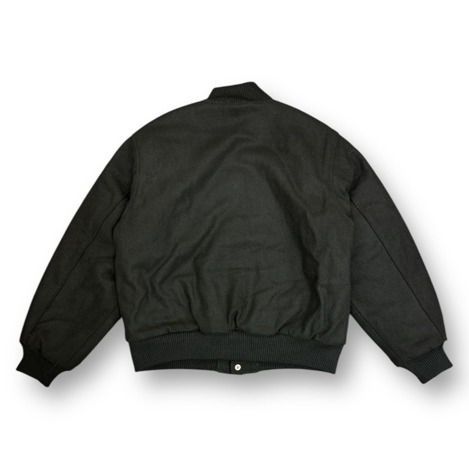 Stussy SS Link Varsity Jacket Black SSリンクヴァーシティジャケット スタジャン ステューシー M 67132A4  - メルカリ