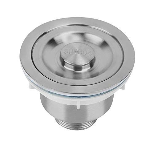 Garosa 排水トラップ 流しトラップ ステンレス鋼 流しの水切り器 ワイヤー 下水管フィルター 下水道付属品 単一洗面器水トラップ