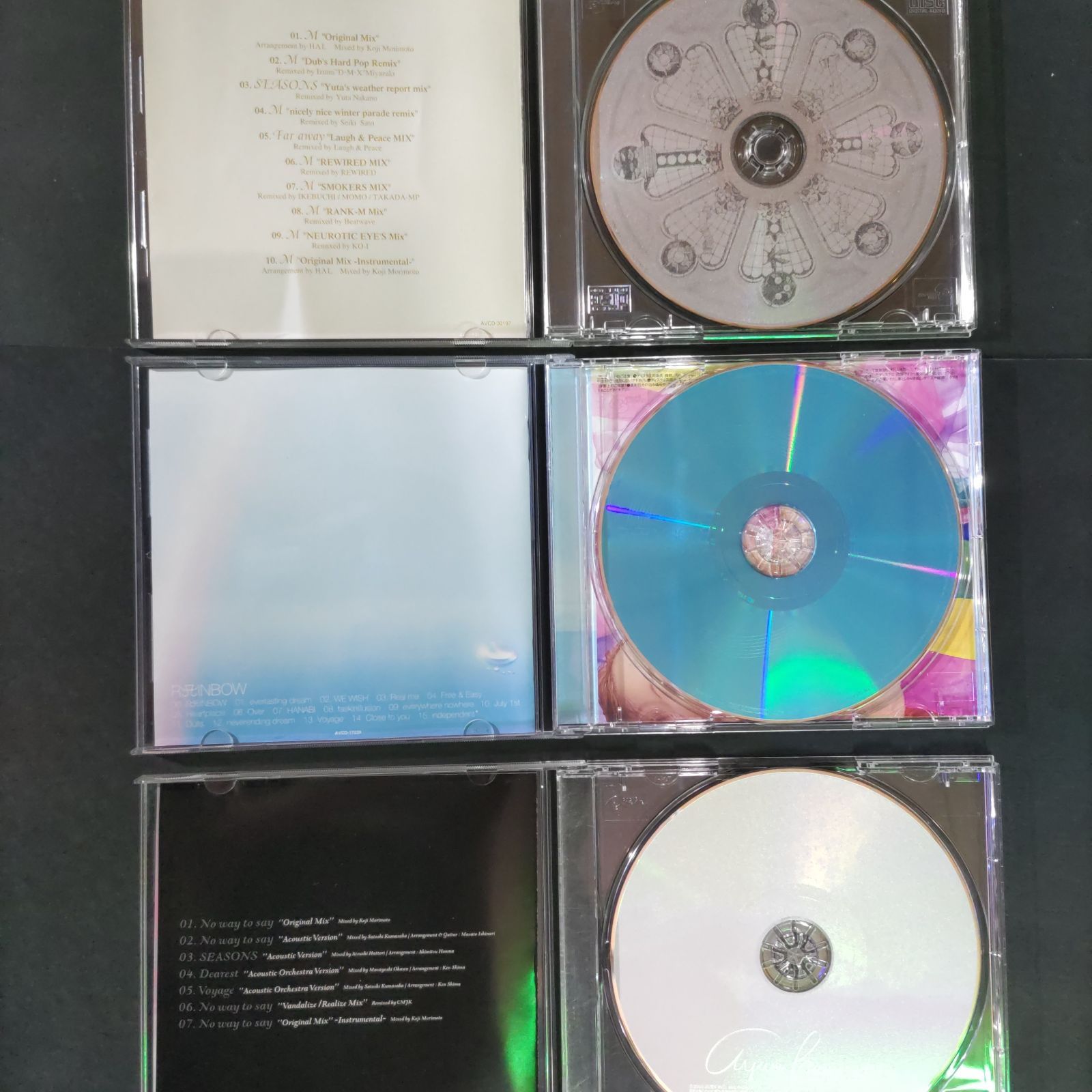 浜崎あゆみ　レコード　3枚セット 🪞浜崎あゆみアルバム3セット 🪞 「𝓜」『RAINBOW』「No way to