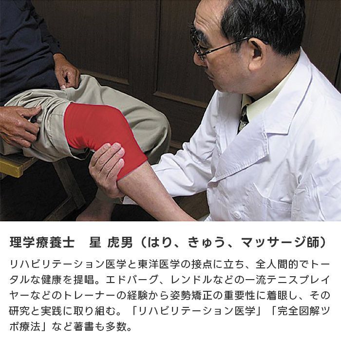 星虎の赤ひざ先生 2枚組 就寝中の膝用ケアサポーター M・L・LL