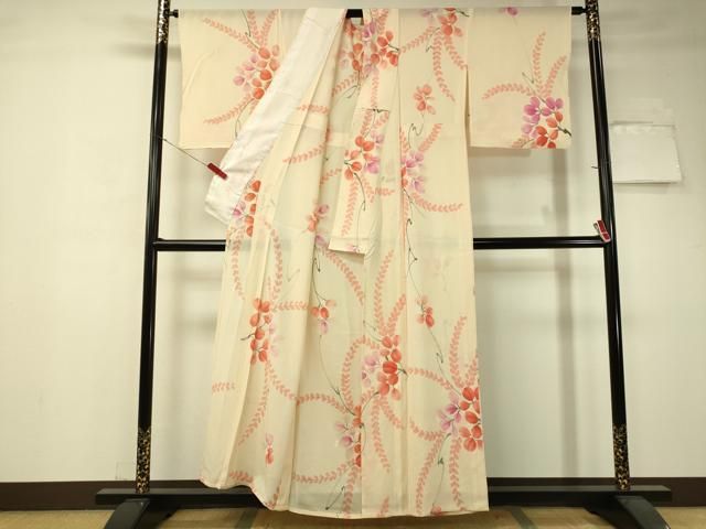 平和屋着物□長襦袢 袷 捻梅 正絹 逸品 CAAV8346xe