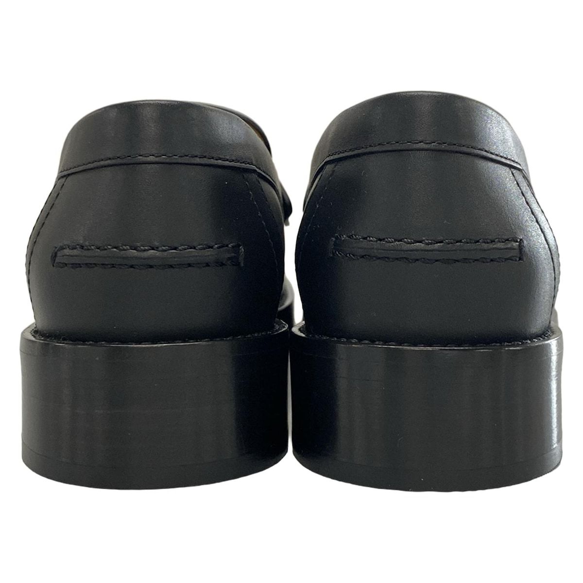 HERMES(エルメス) ローファー 36 1/2 レディース美品 アワー 黒