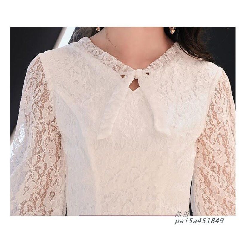 ウエディングドレス Aラインワンピ 袖あり パーティードレス ミモレドレス 20代 卒業式 お呼ばれ 30代40代 披露宴 成人式 二次会 謝恩会 pai5a451849 NICORILABO_COM