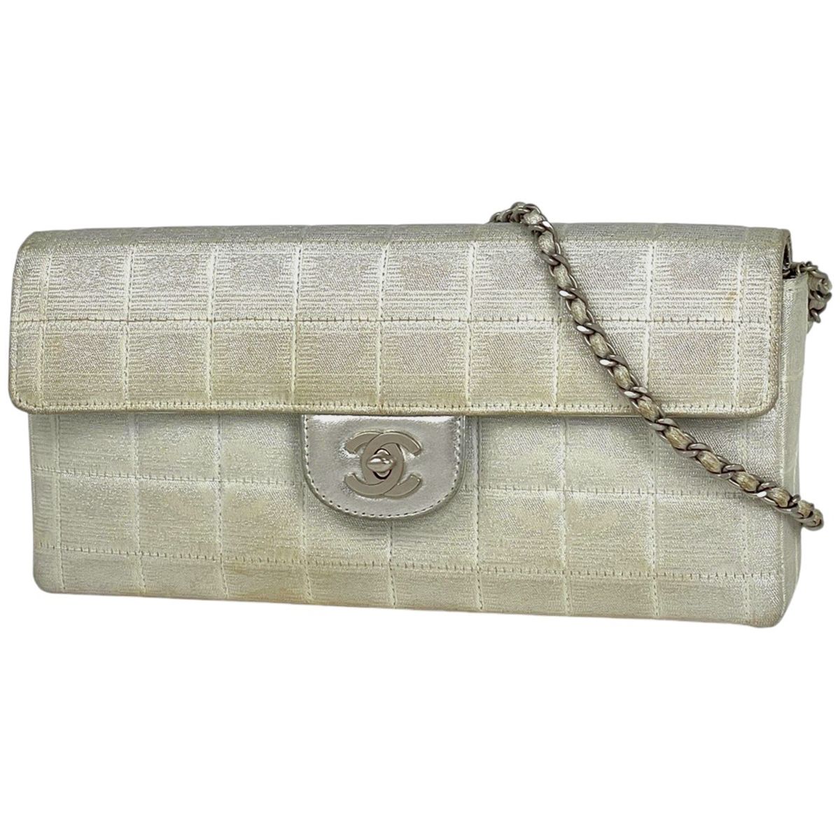 CHANEL チョコバー ニュートラベルライン チェーンショルダーバッグ CHANEL シャネル ニュートラベルライン チェーン ショルダー