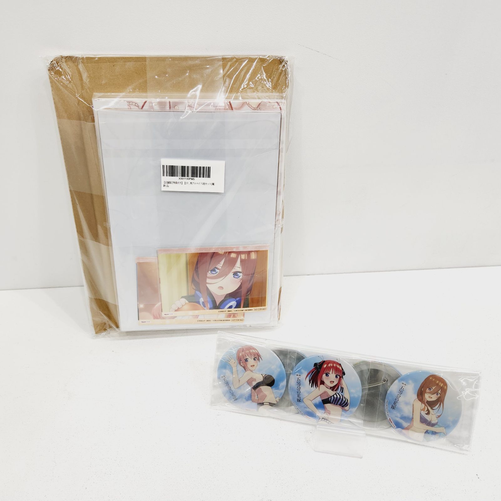 小牧店 五等分の花嫁∬ コンパクト コレクション Blu-ray B5サイズアクリルスタンド＆場面写L判ブロマイド5枚セット S307-1031