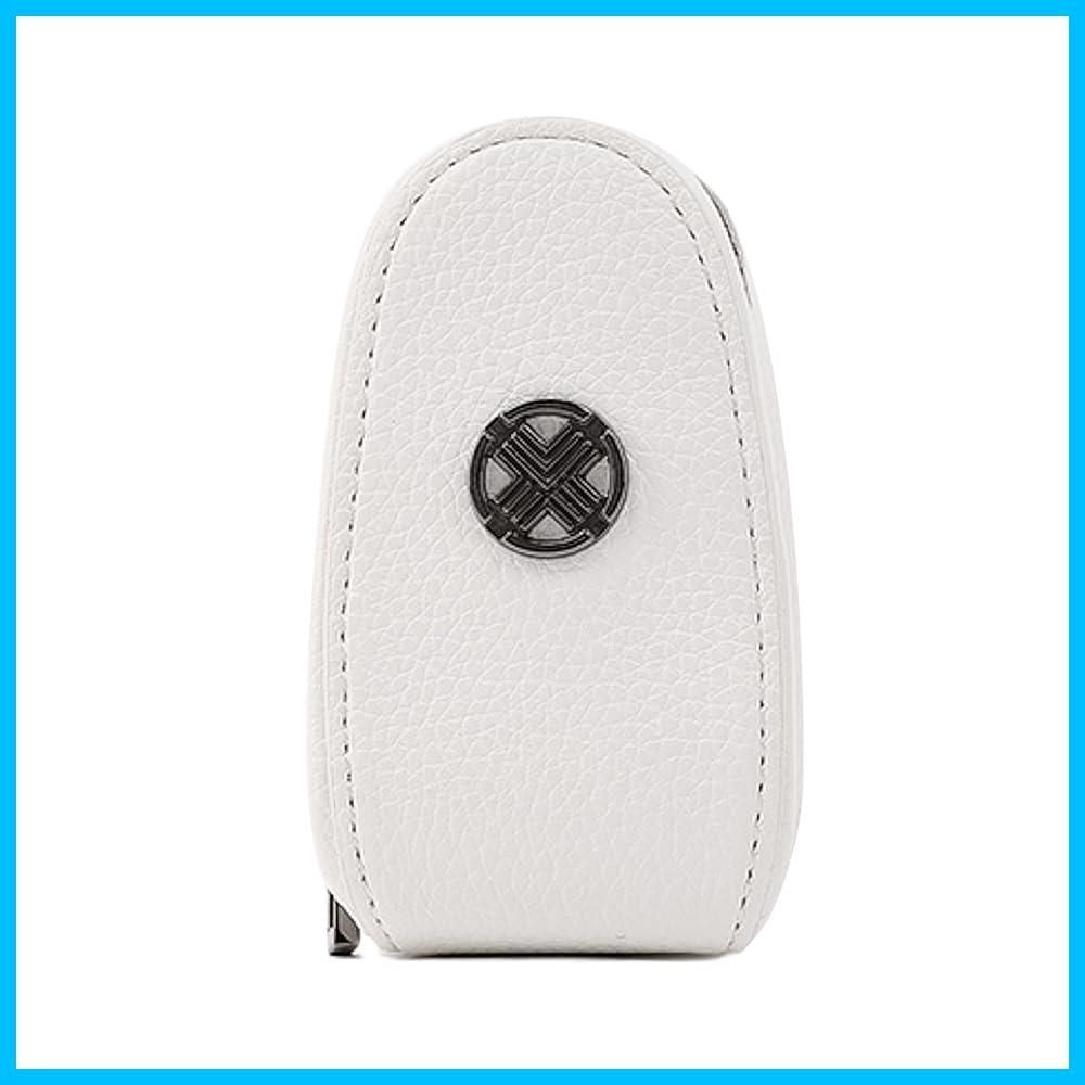 【特価セール】2個用 コンパクト シンプル ゴルフ 軽量 ボールポーチ カラーコレクション (White) SKIN TECH