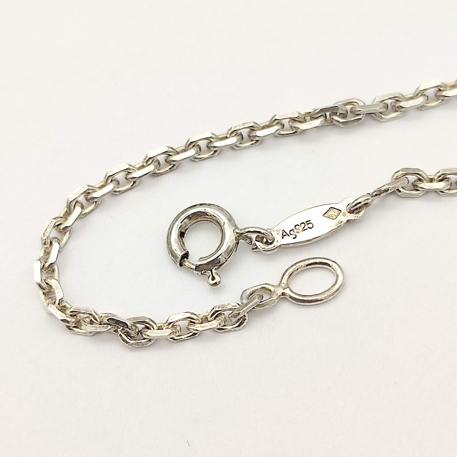 オシャレ！*HERMES* Collier Etrier シルバーチェーンネックレス HERMES エルメス ネックレス CHAINE DANDRE PUNK 40cm