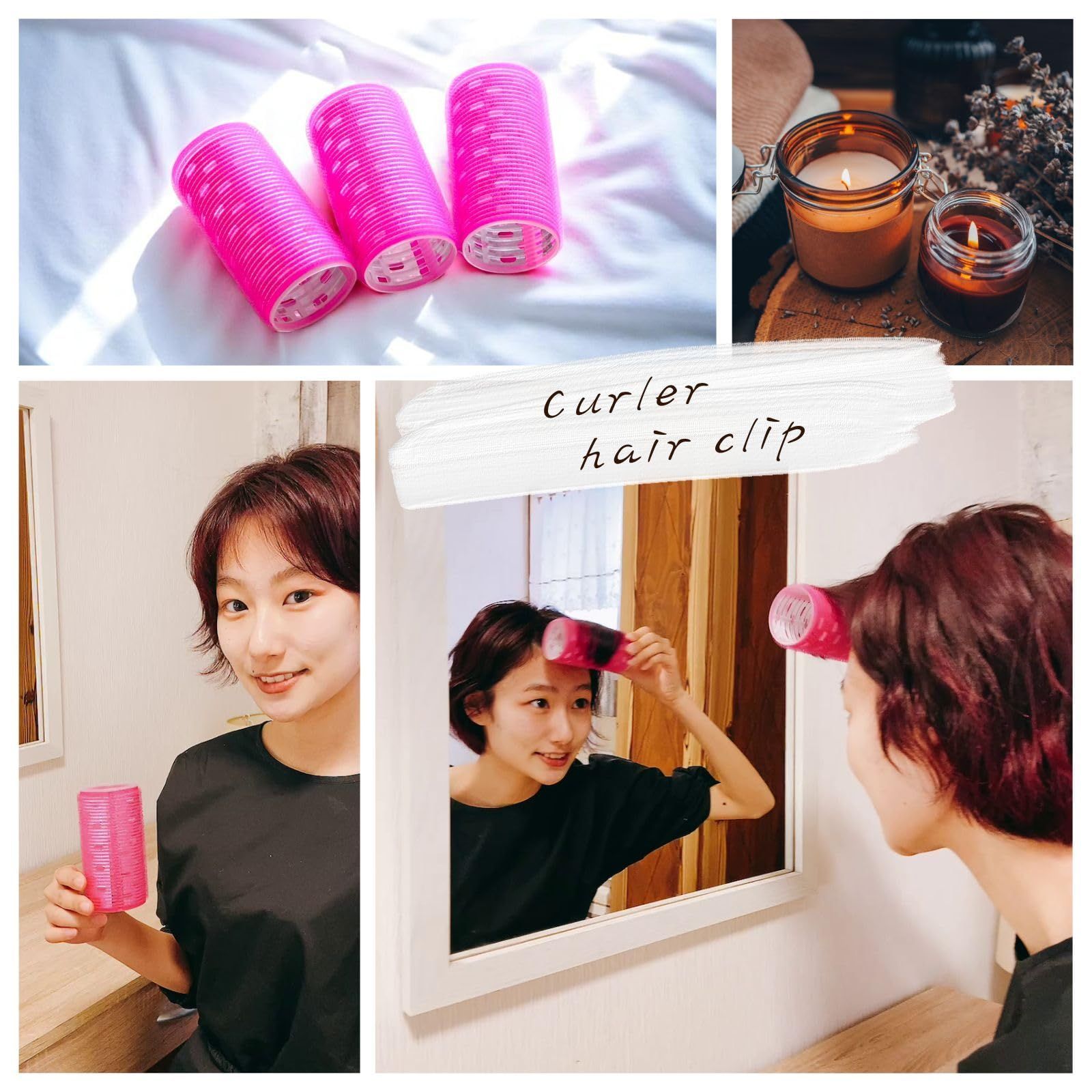 新品 nervousrhinos hair curler 前髪 カーラー 50mm 大きめ