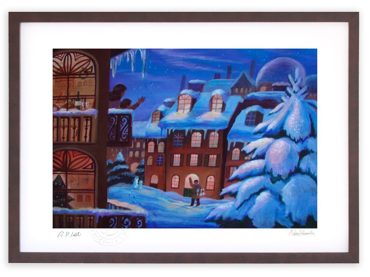 GP119☆原画を飾る！！☆師：平山郁夫☆東京芸大卒☆有名百貨店人気