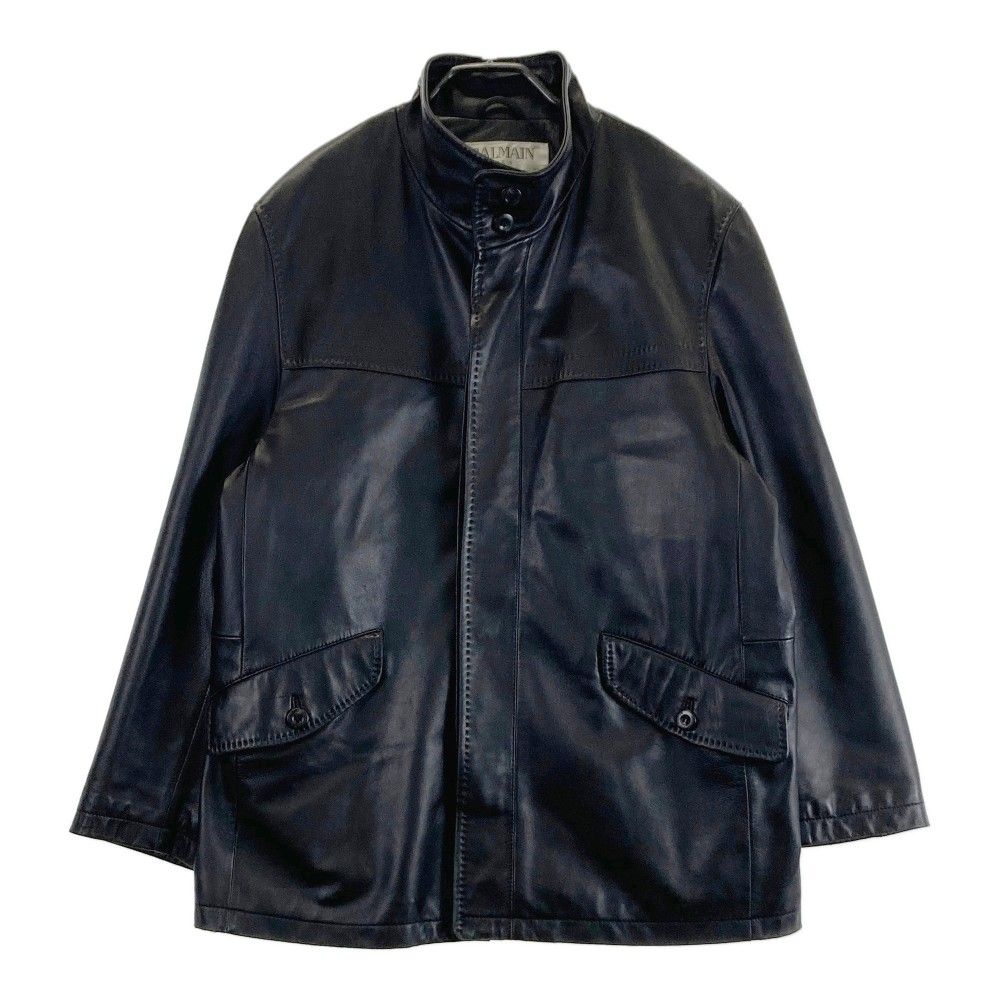 BALMAIN バルマン レザージャケット ブラック系 M [240101428488 BALMAIN バルマン レザージャケット ブラック系 M [240101428488