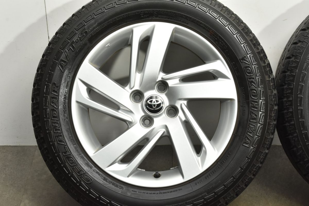 程度良好品 トヨタ ライズ 純正 16in 6J 40 PCD100 ヨコハマ ジオランダー A|T-S 205|65R16 ガソリン車 ロッキー レックス TRITUETUBI_COM