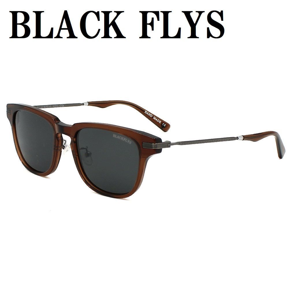 ブラックフライズ BLACK FLYS BF-15506-04 サングラス ノーズパッド 眼鏡 UVカット 紫外線カット メンズ レディース グレー クリアブラウン シルバー