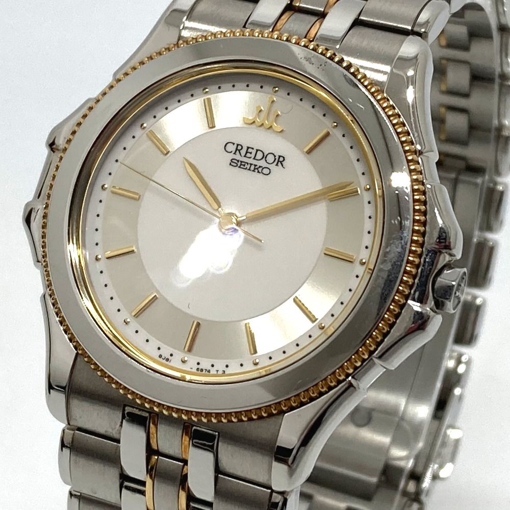 SEIKOのCREDOR （型番：8J81-6B60) セイコー 8J81-6B60 クレドール パシフィーク クォーツ メンズ