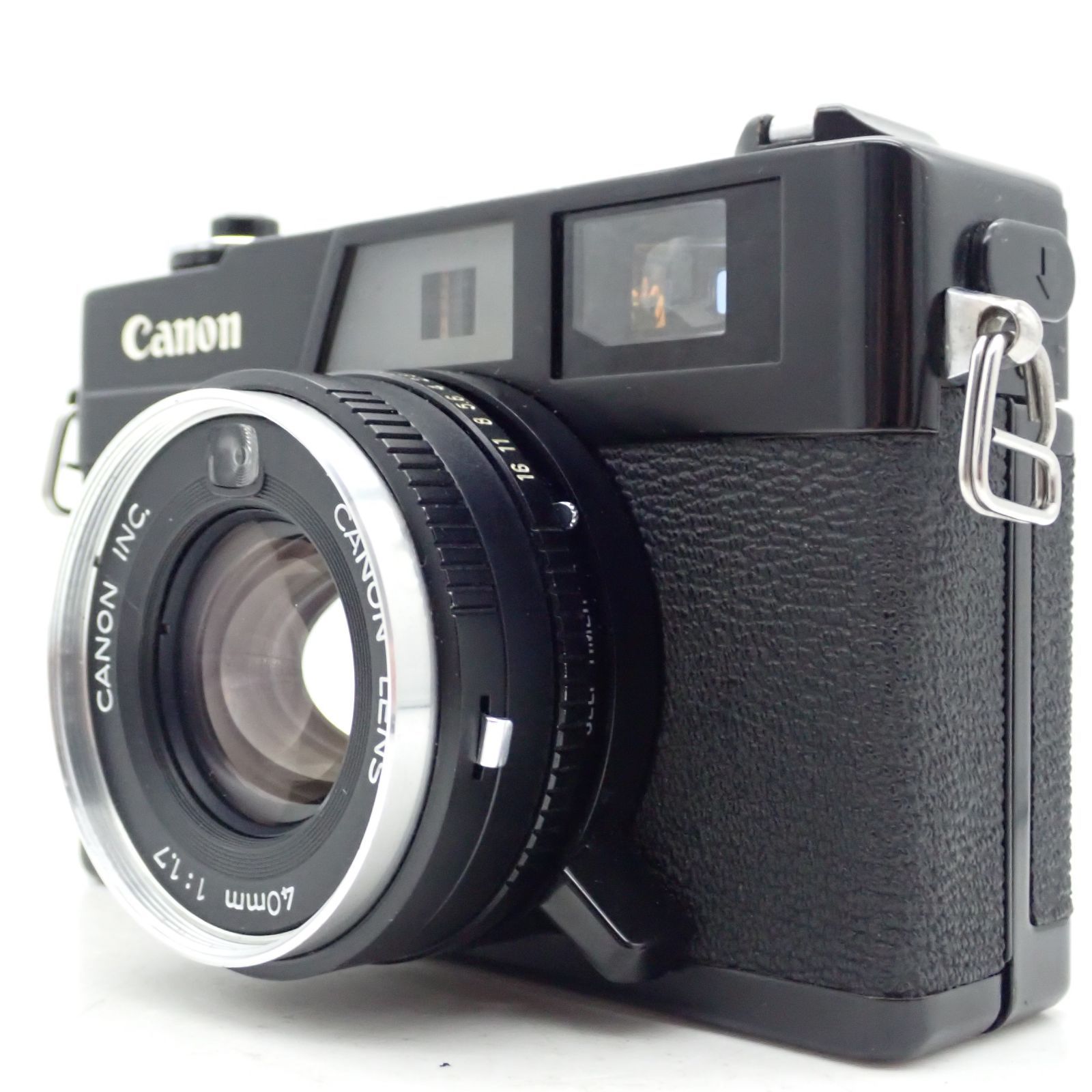 美品 Canon Canonet QL17 G-III G3 ブラックペイント 40mm f1.7
