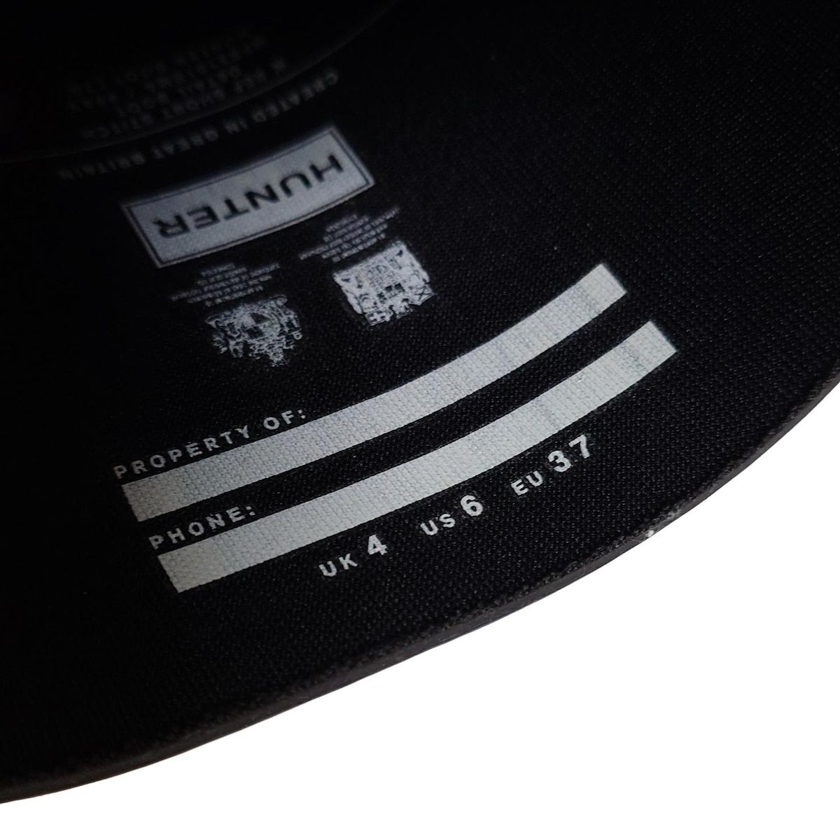 日までセール HUNTER ハンター レインブーツ 37 レディース - 黒 この夏最後のチャンス！