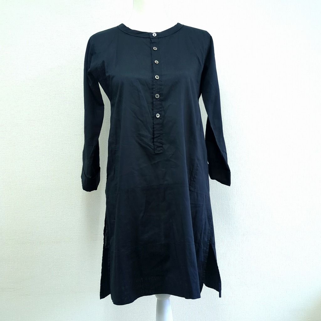 tricot COMME des GARÇONS ブラック ワンピース S トリコ・コムデギャルソン 100% 綿 ワンピース ブラック Sサイズ