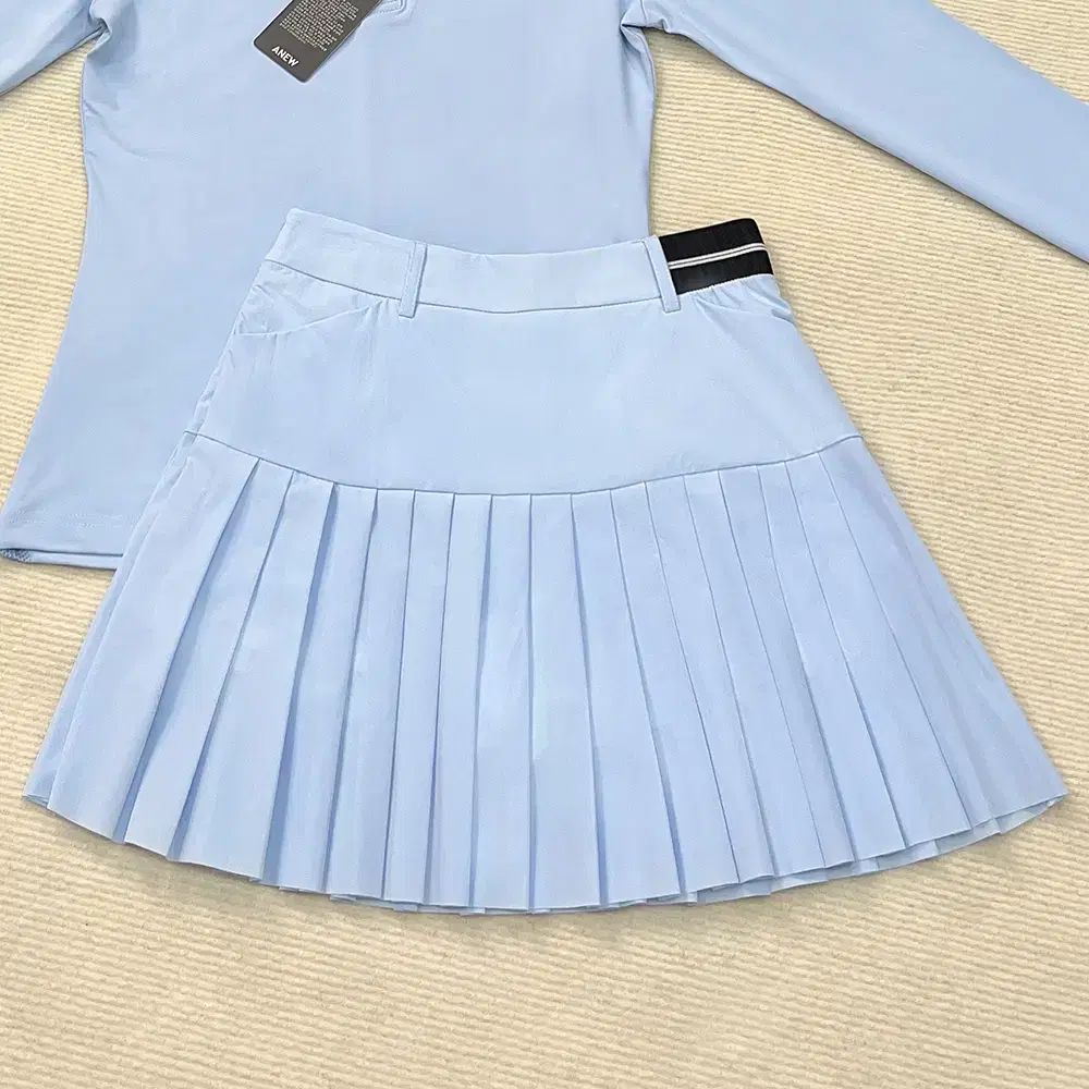 ANEW レディースゴルフウェア セット 秋 長袖 Tシャツ スカート T