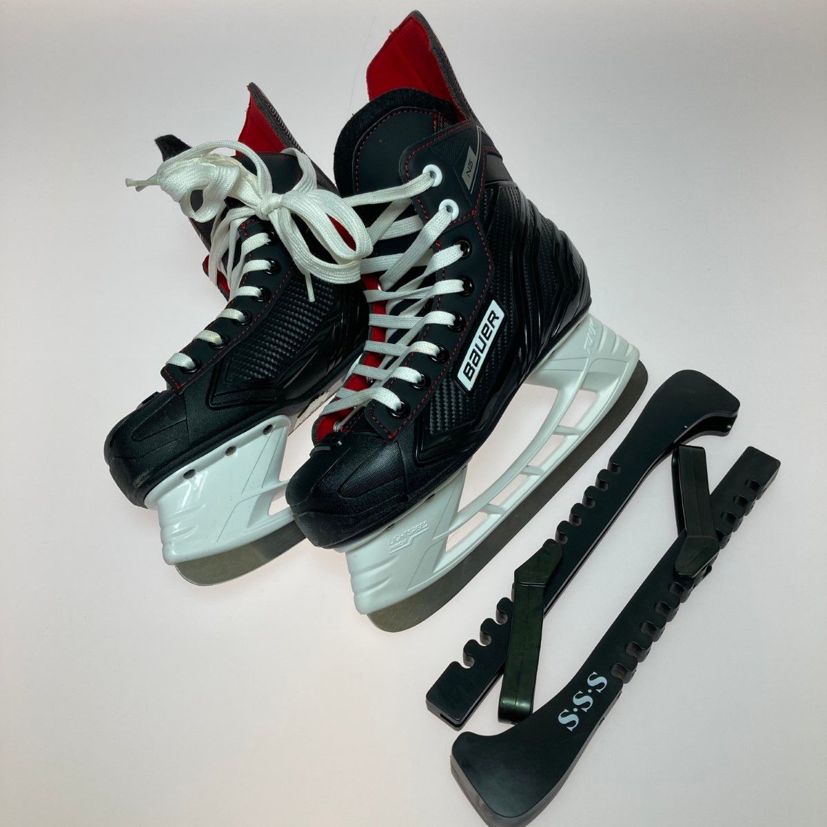 BAUER - ◎◎Bauer バウアー アイスホッケー シューズ 靴 23cm ブレードカバー付 未研ぎ ◎◎Bauer バウアー アイスホッケー シューズ 靴 23cm ブレード