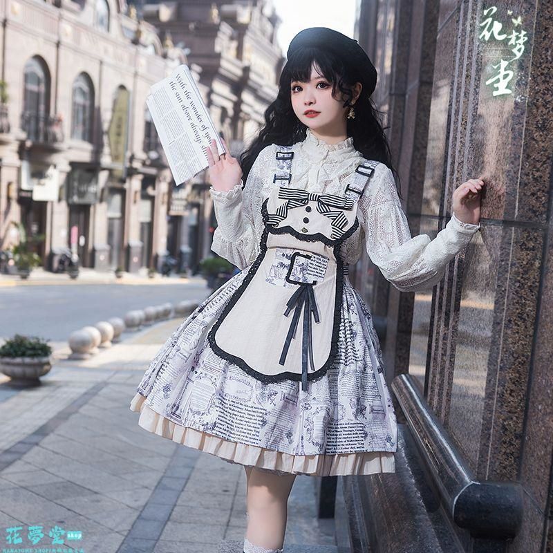 25年 ♥ドレス コスプレロリータセット 仮装 オリジナル 洋服 ロリータ ワンピース 撮影会 舞台 イベント 原野空間-174