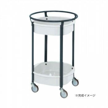 サカエ まるいワゴン ホワイト MW-462NUWD