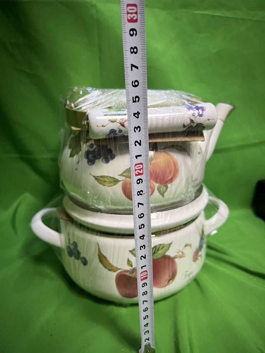 エジリー ホーローケトル フルータスコレクション 昭和レトロEJIRY