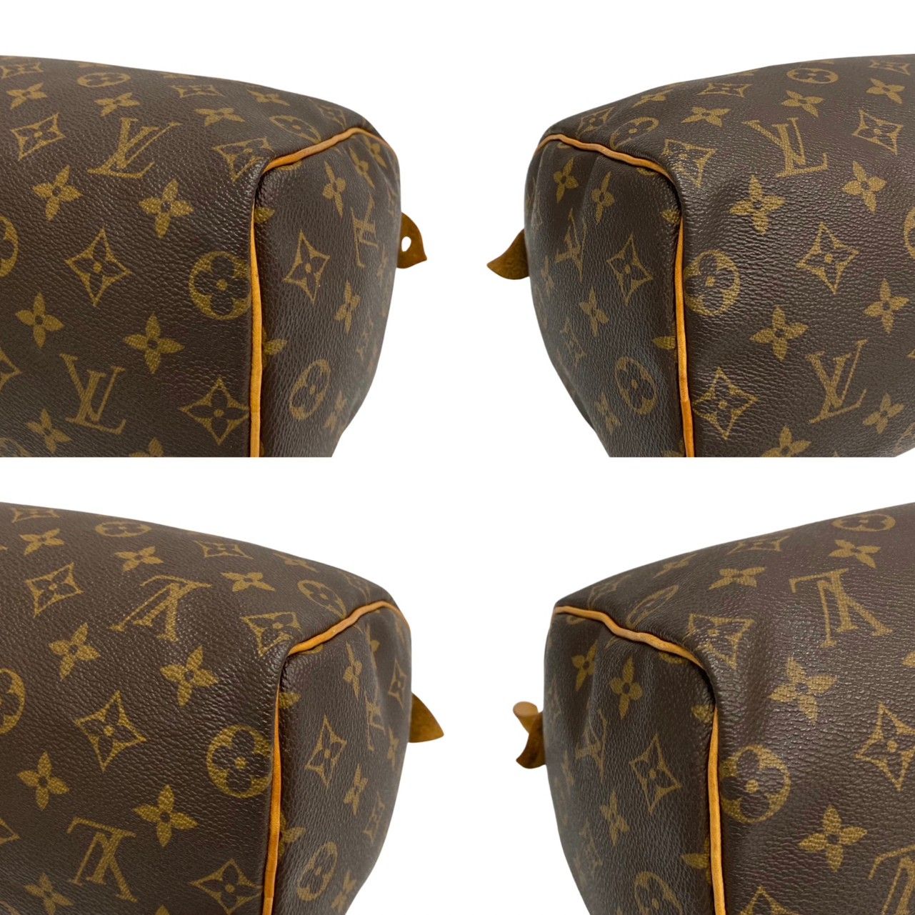 極 美品 LOUIS VUITTON ルイヴィトン スピーディ 25 モノグラム レザー