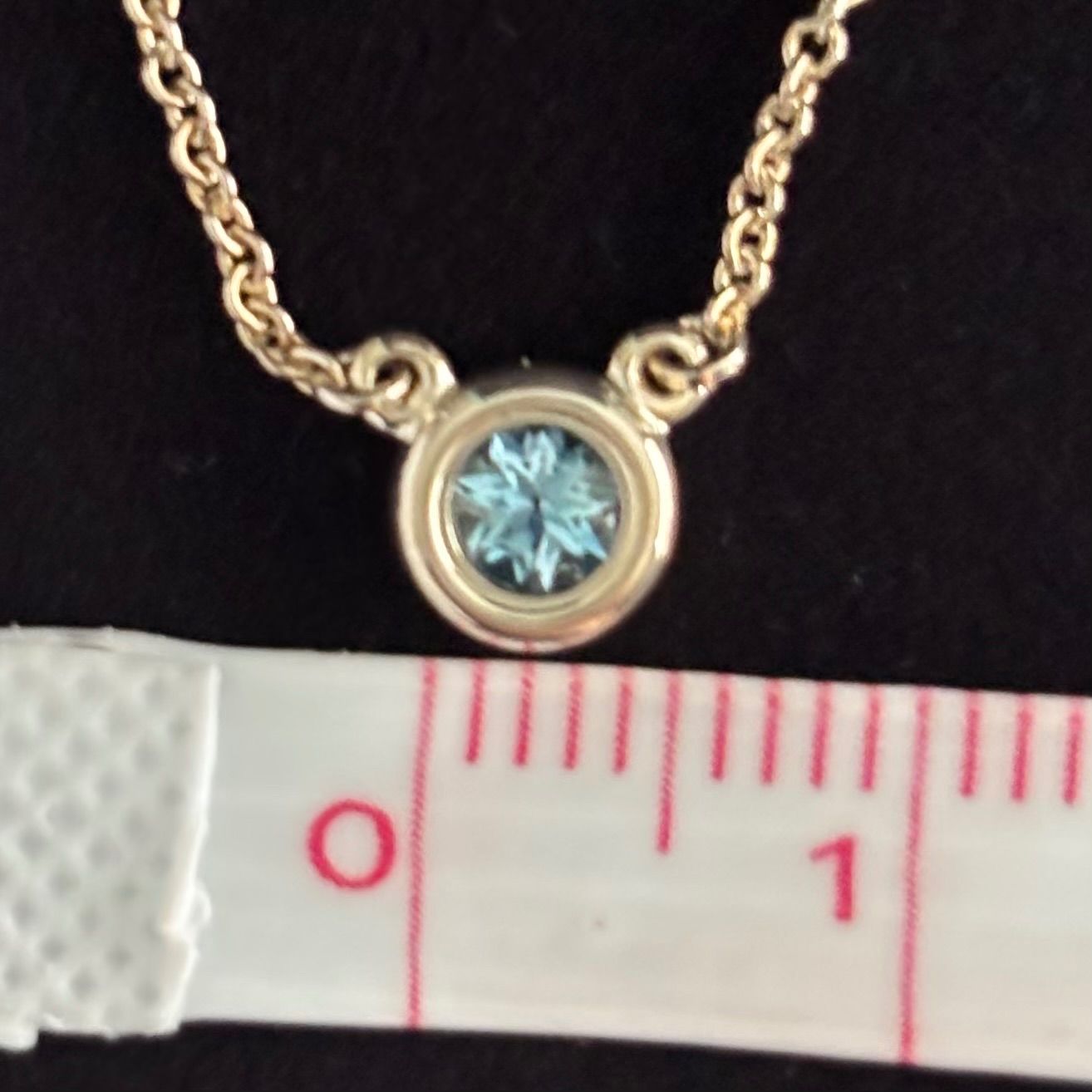 未使用】ティファニー☆ TIFFANY バイザヤード アクアマリン