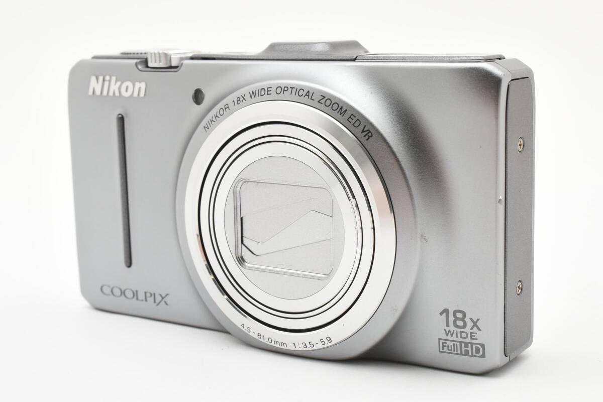 ☆ニコン Nikon COOLPIX S9300 クリスタルシルバー 充電器付属