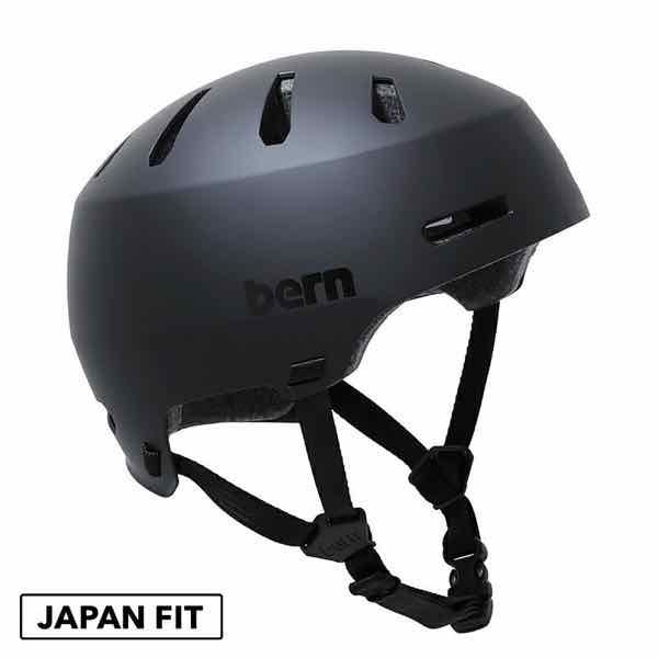 最速発送 bern バーン Macon2.0 Matte Black ヘルメット BMX スケート ウインタースポーツ ユニセックス アジアンフィット
