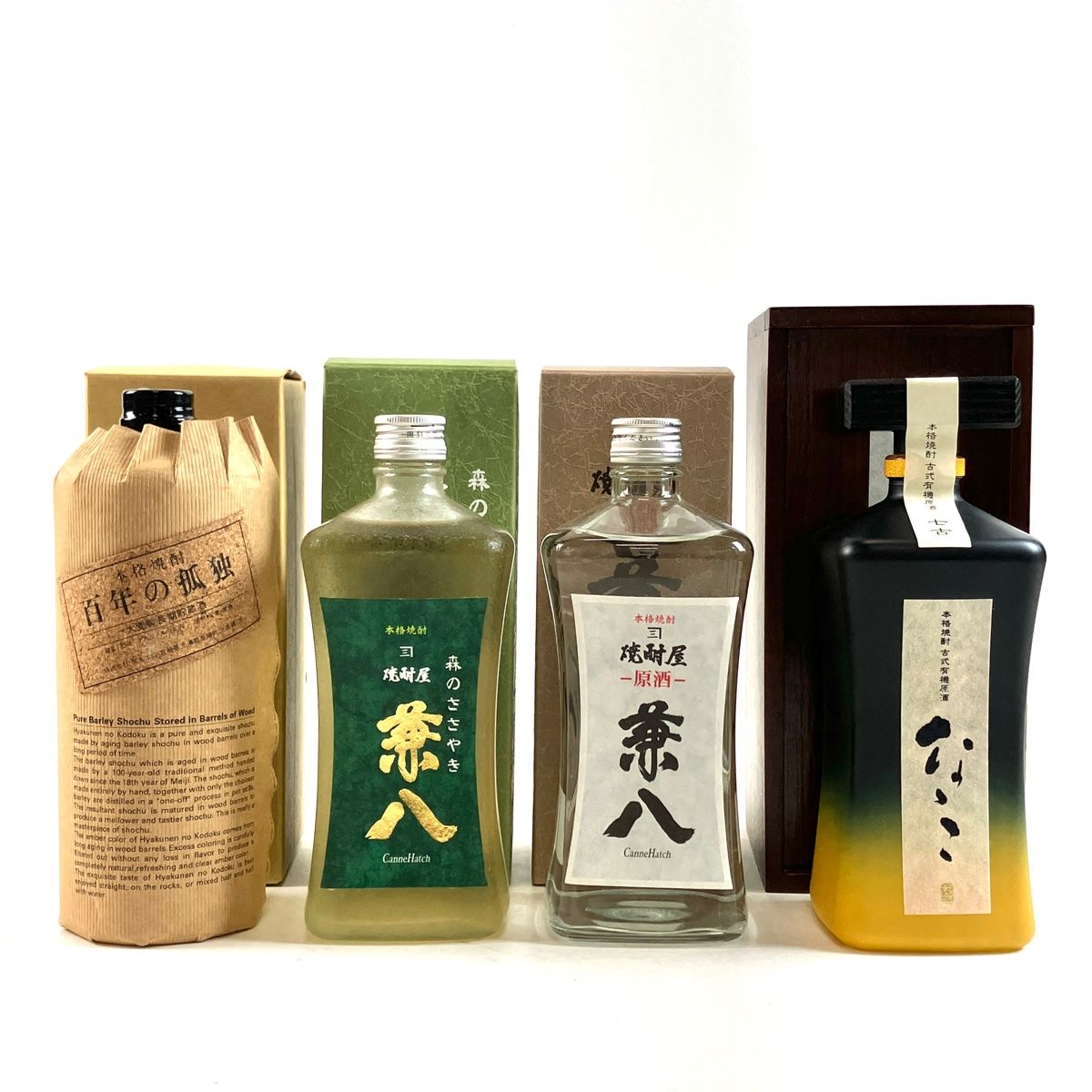 【東京都内限定お届け】 4本 黒木本店 四ツ谷酒造 濱田酒造 麦焼酎 720ml いも焼酎 【古酒】