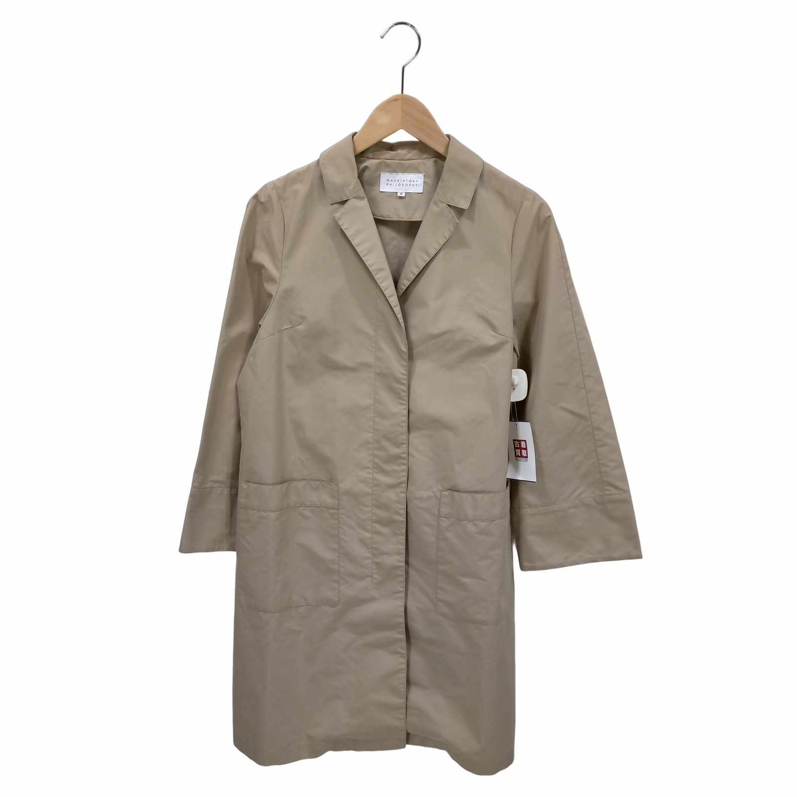 ☆美品☆MACKINTOSH PHILOSOPHY スプリングコート サイズ38 MACKINTOSH PHILOSOPHY 「MACKINTOSH PHILOSOPHY」 ドット柄