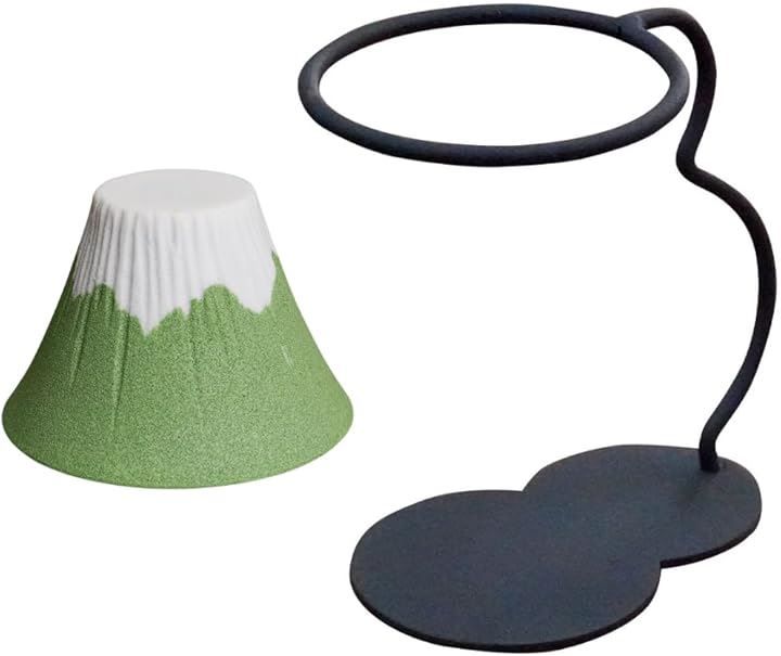 GreenPlus COFIL fuji コーヒー ドリッパー フィルター 陶器 オリジナル スタンド付き 波佐見焼 コーヒーフィルター ペーパーレス ドリップ コフィル グリーン