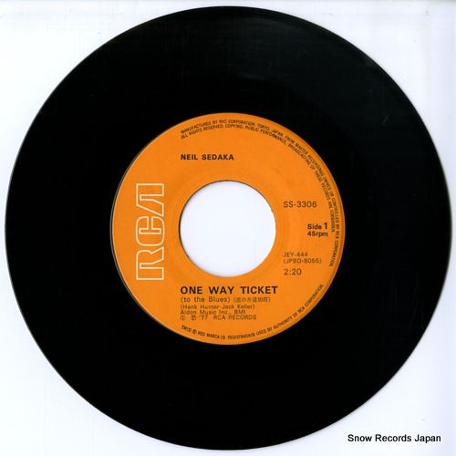 レコード】ニール・セダカ 恋の片道切符 SS-3306 - メルカリ